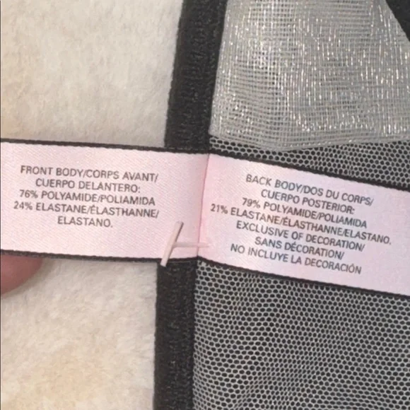 Victoria’s Secret Padded Demi Bustier Bra Top Black Lace Women’s 36B - Picture 11 of 15